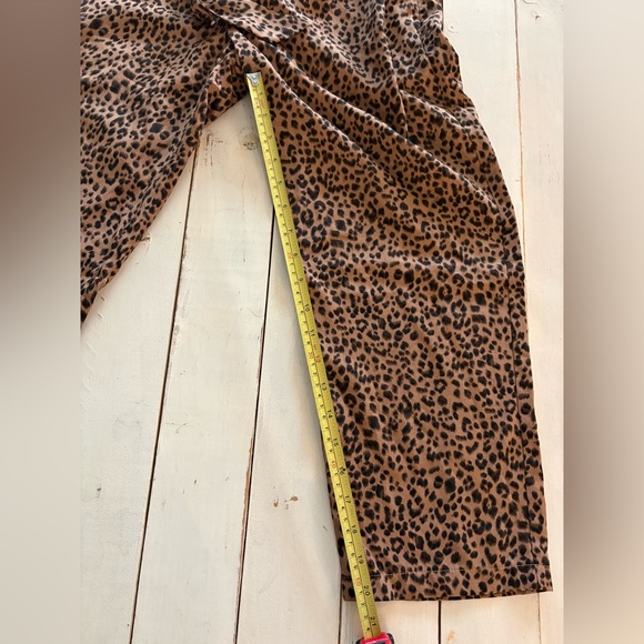 Sugarlips Brown Leopard Print Pants, Small, NWT - Picture 4 of 5